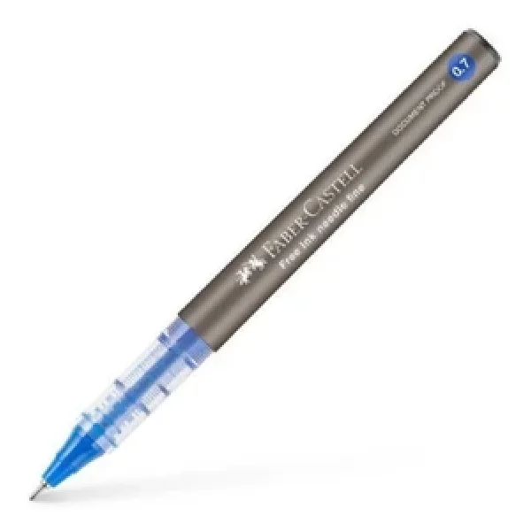 Faber-Castell Free Ink Needle Mavi 0.7 mm Roller Kalem - Görsel 7