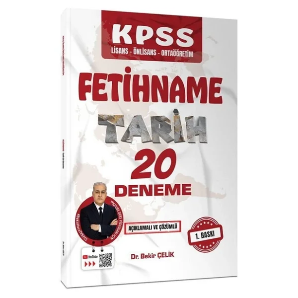 Bekir Çelik 2026 KPSS FETİHNAME Tarih Tamamı Çözümlü 20 Deneme - Görsel 2