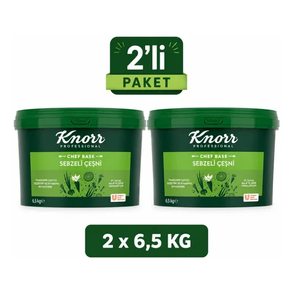 Knorr Chef Base Fs Sebzeli Çeşni 6,5 Kg X 2 Adet - Profesyonel Sebze Çeşnisi - Görsel 3