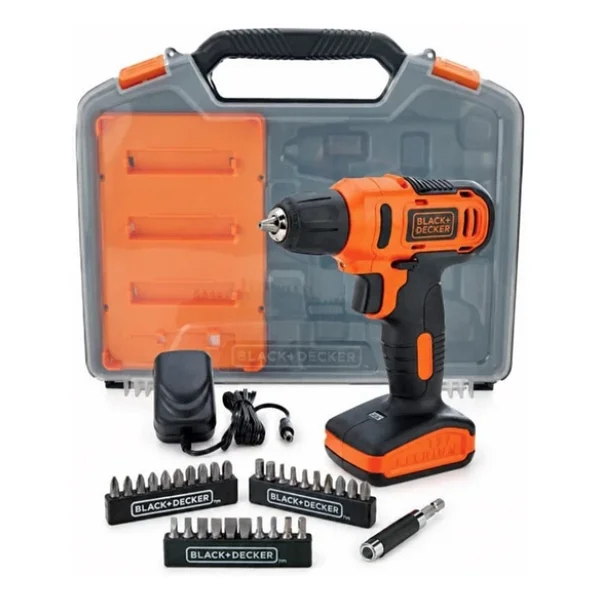 Black+Decker LD12SKA 12 V 1.5 Ah Akülü Vidalama Makinesi + 30 Parça Aksesuar Seti - Görsel 5