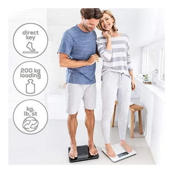 Beurer GS 410 SignatureLine Cam Dijital Banyo Baskülü Siyah - Görsel 6