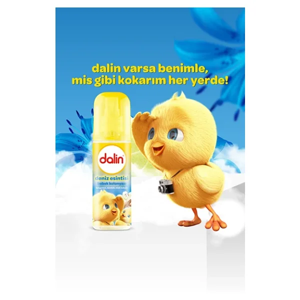 Dalin Kolonya 150ml Deniz Esintisi Sprey 3 Adet - Görsel 2