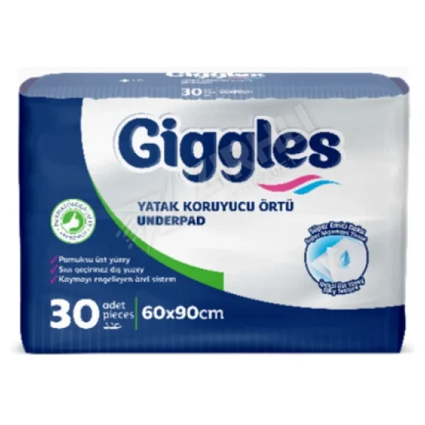 5 ADET Giggles Yatak Koruyucu Örtü 30'lu (60X90) - Görsel 3