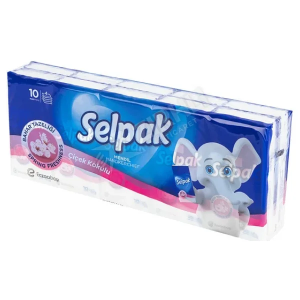 3 Adet Selpak Mendil Bahar 10 Lu - Görsel 3