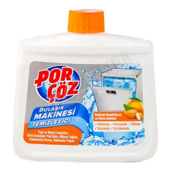 2 Adet Porçöz Bulaşık Makinesi Temizleyici 250 ml Bodrum Mandalina Datça Bademi - Görsel 3