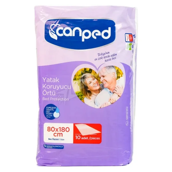 Canped 80x180 cm 10'lu 2 Adet Yatak Koruyucu Örtü - Görsel 2