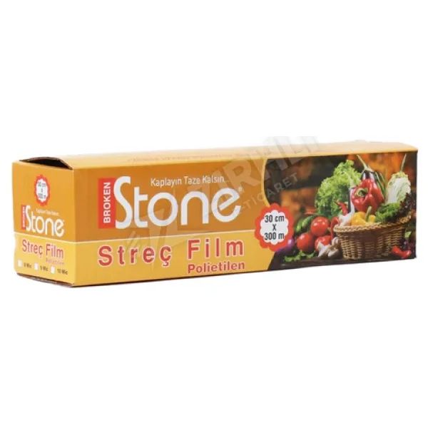 Stone Streç Film Sarı Kutulu 30X300 mt 8 Micron - Görsel 3