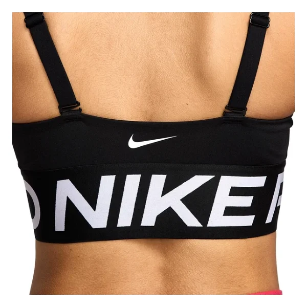Nike Pro Indy Plunge Bra Bold Kadın Siyah Antrenman Sporcu Sütyeni - Görsel 6