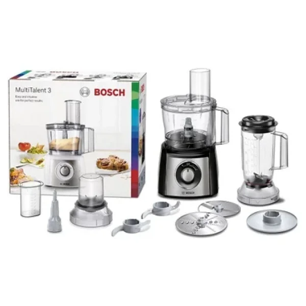 Bosch 50 Fonksiyonlu Hamur Yoğurma Smoothie Rende Öğütücü Doğrayıcı Hepsi Bir Arada Mutfak Robotu - Görsel 9