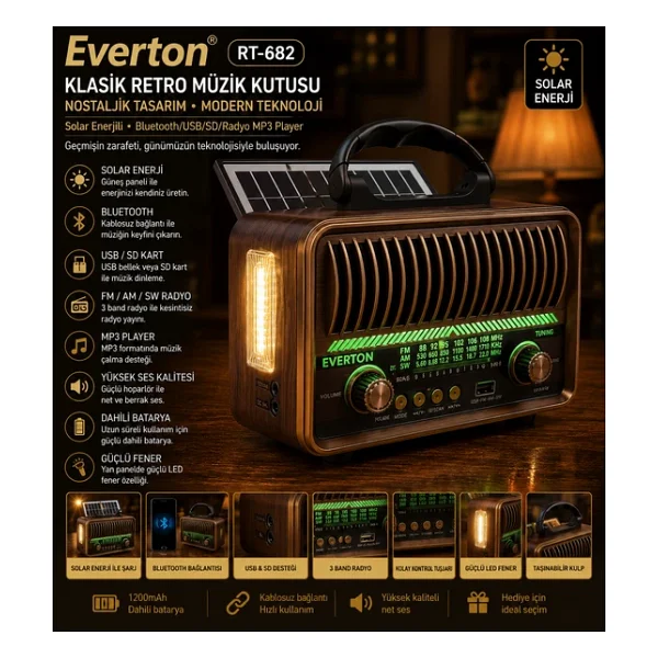 Everton RT-682 Nostaljik Radyo - Görsel 6