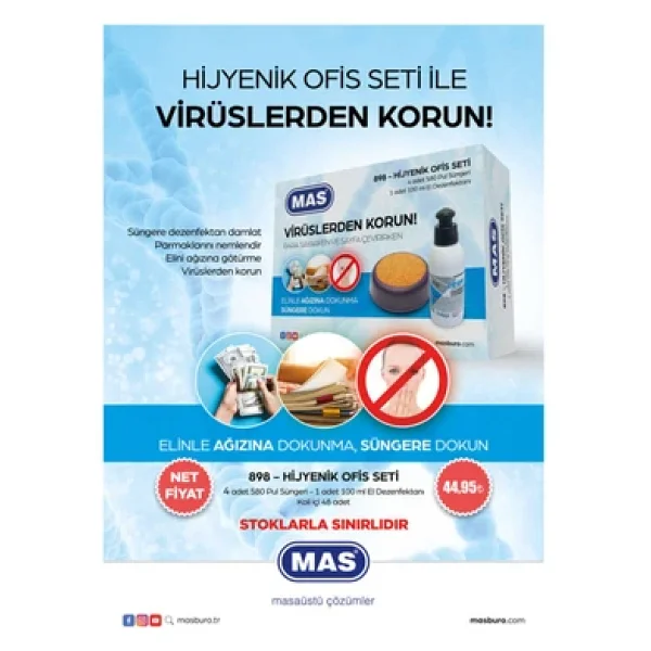 Mas Hijyenik Ofis Seti 898 - Görsel 9