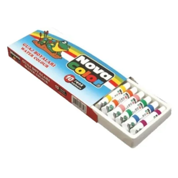 Nova Color 10 Renk Tüp Guaj Boya - Görsel 4