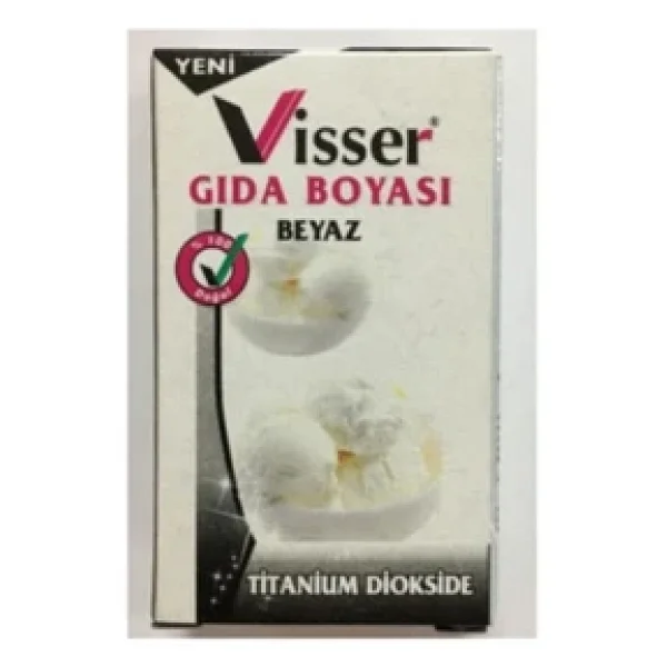 Visser Gıda Boyası Beyaz 9gr - Görsel 2
