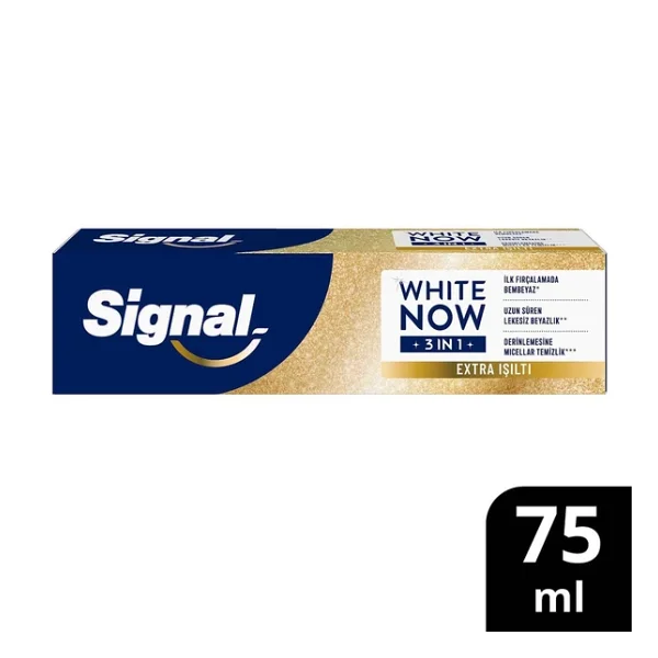 Signal White Now 3 in1 Hello Glow 75 ml Florürlü Diş Macunu - Görsel 5