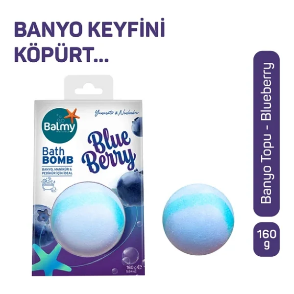 Balmy Banyo Topu Blueberry 160 gr - Görsel 2