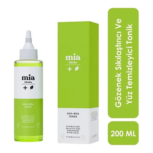 Mia Klinika Gözenek Sıkılaştırıcı ve Yüz Temizleyici Tonik 200 ml - Görsel 3