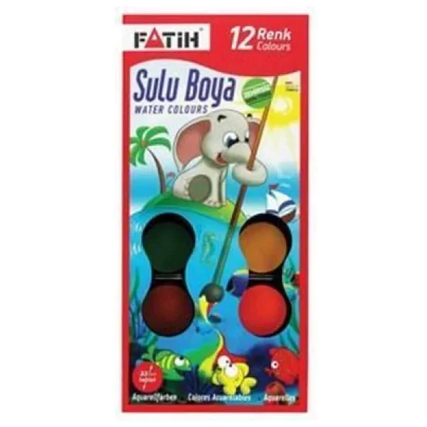 Fatih K-12 King Size 12'li Sulu Boya - Görsel 4