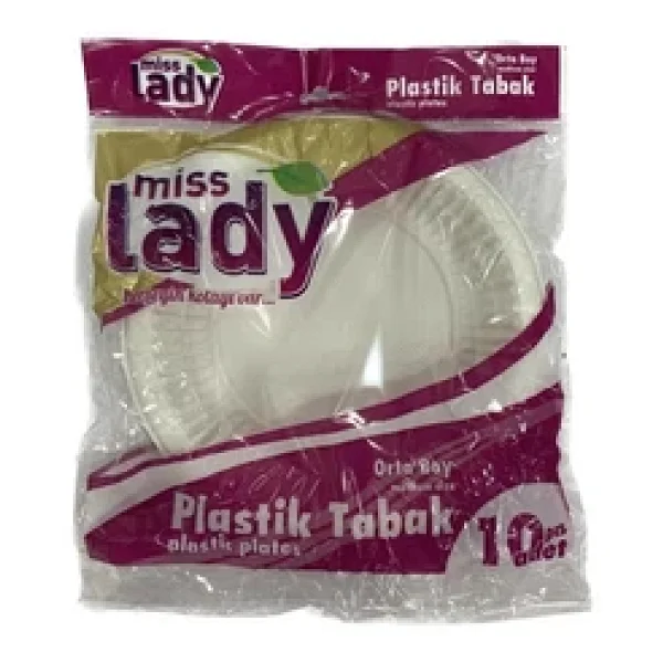 Plastik Orta Boy Tabak 10'lu - Görsel 3