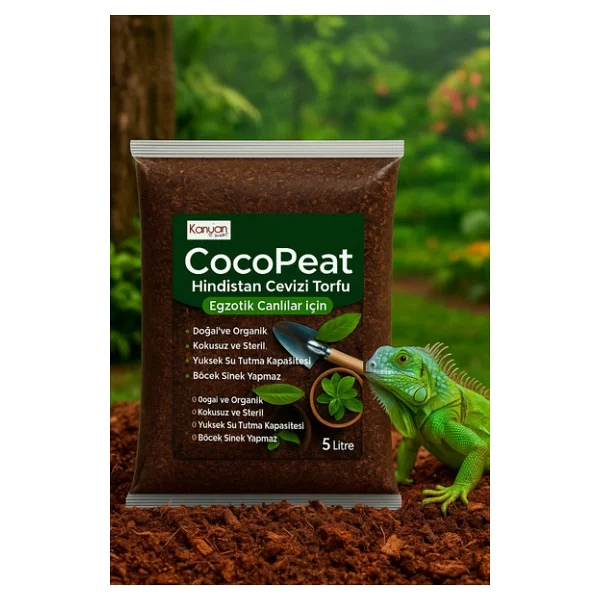 Hindistan Cevizi Torfu %100 Doğal Torf Cocopeat Hindistan Cevizi Lifi Doğal Bitki Toprağı - Görsel 8