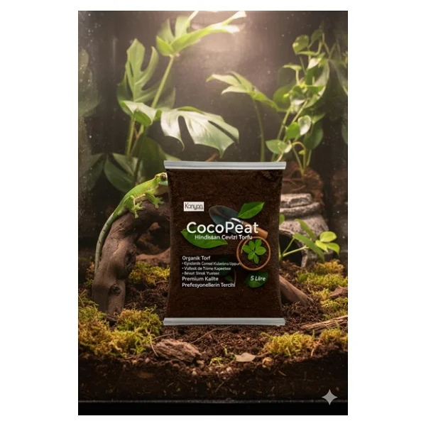 Hindistan Cevizi Torfu %100 Doğal Torf Cocopeat Hindistan Cevizi Lifi Doğal Bitki Toprağı - Görsel 6