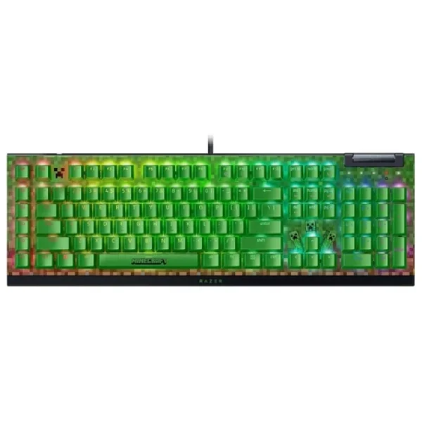 Razer BlackWidow V4 X Minecraft Edition RGB Green Switch Kablolu Mekanik Oyuncu Klavyesi - Görsel 3