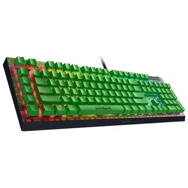 Razer BlackWidow V4 X Minecraft Edition RGB Green Switch Kablolu Mekanik Oyuncu Klavyesi - Görsel 4