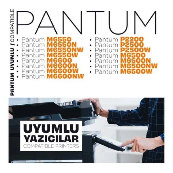 Pantum Pa210 Uyumlu Uyumlu Çip 5 Adet / P2200 / P2500 / M6500 / M6550 / M6600 - Görsel 4