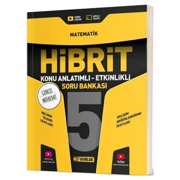 Hız Yayınları 5. Sınıf Hibrit Matematik Soru Bankası - Görsel 5