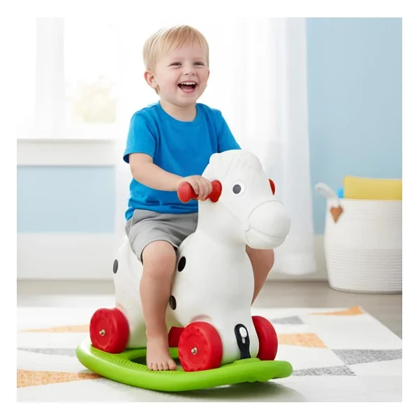 Tıfıl Toys Dıgıdık Eğitici 2'si 1 Arada Tekerlekli ve Sallanan Taşınabilir Eğlenceli Oyuncak At - Görsel 5