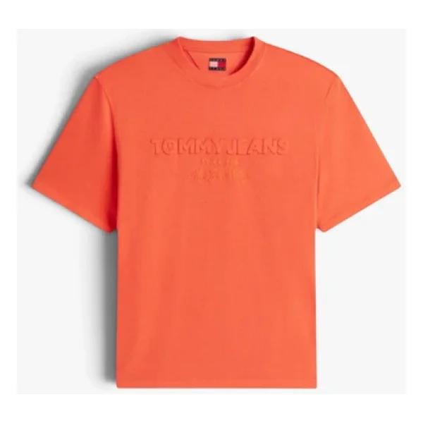 Tommy Hilfiger 90s New Classics DM0DM22545 Kısa Kollu Bisiklet Yaka Erkek Tişört - Görsel 2