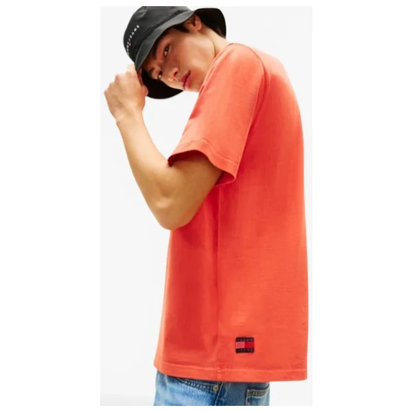 Tommy Hilfiger 90s New Classics DM0DM22545 Kısa Kollu Bisiklet Yaka Erkek Tişört - Görsel 4