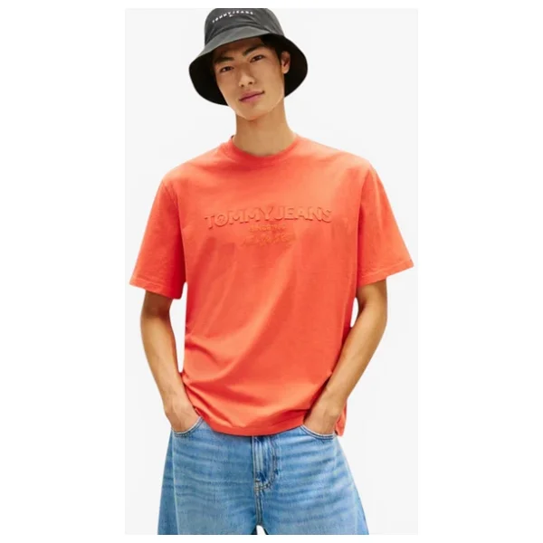 Tommy Hilfiger 90s New Classics DM0DM22545 Kısa Kollu Bisiklet Yaka Erkek Tişört - Görsel 3