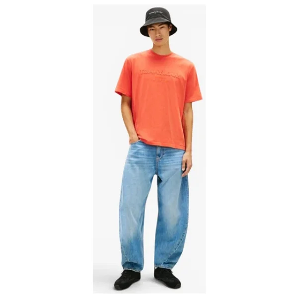 Tommy Hilfiger 90s New Classics DM0DM22545 Kısa Kollu Bisiklet Yaka Erkek Tişört - Görsel 5