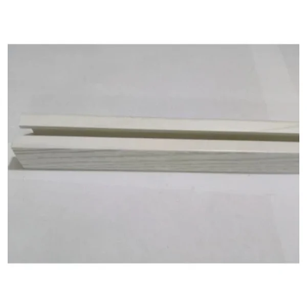 Akordeon Kapı Rayı 3x3cm, Akağaç Ahşap Desenli, 87cm - Görsel 2