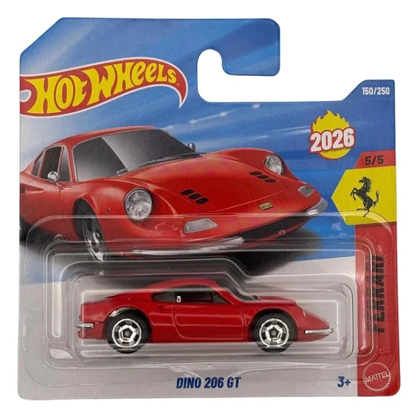 Hot Wheels Ferrari Dino 206 GT JJH56 - Görsel 6
