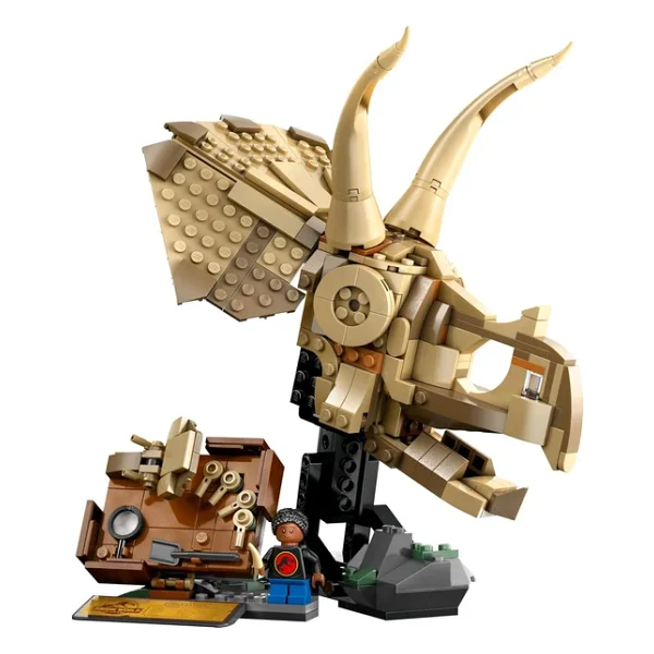 Lego 76969 Jurassic World Dinozor Fosilleri Triceratops Kafatası - Görsel 4