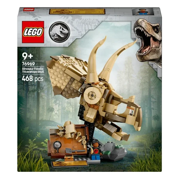 Lego 76969 Jurassic World Dinozor Fosilleri Triceratops Kafatası - Görsel 2