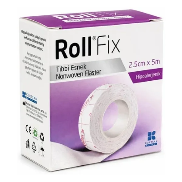 Roll Fix 2.5cm x 5m Esnek Flaster - Görsel 2