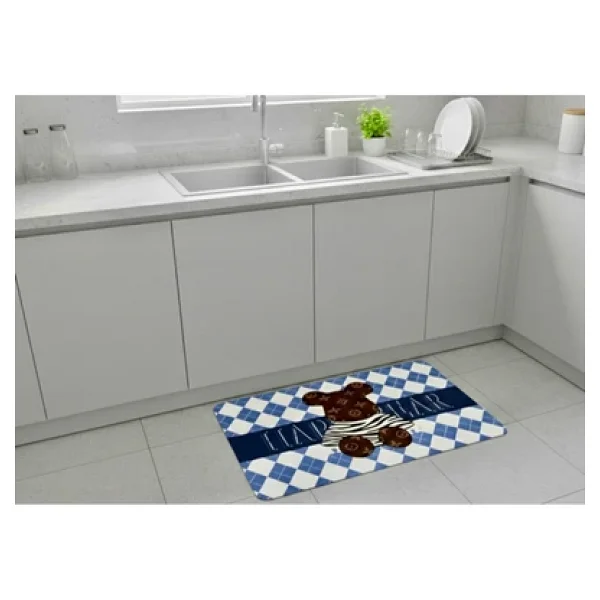 Aşkana 2'li Sihirli Paspas,Su Emici, Kaymaz Tabanlı, Banyo,Duş,Mutfak,Lavabo,Balkon Kapısı (57,5x38 cmX 2) - Görsel 5