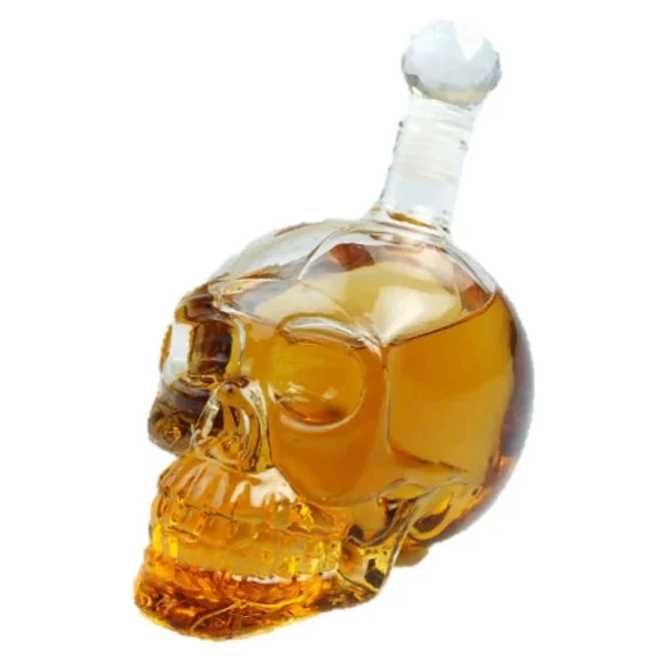 1000 Ml Crystal Head Kuru Kafa İçki Şişesi - Görsel 7