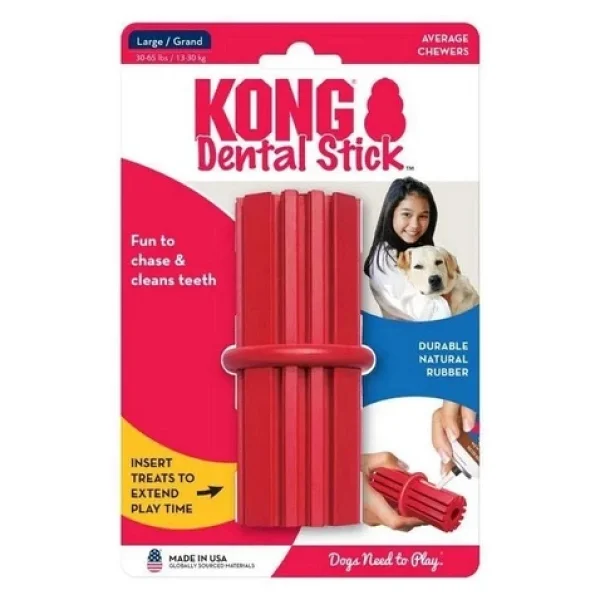 Kong Dental Stick Diş Temizliği Sağlayan Çok Amaçlı Köpek Oyuncağı L - Görsel 3