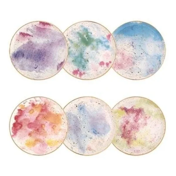Porland Cosmos Serisi 6'lı 24 cm Düz Tabak Takımı - Görsel 3