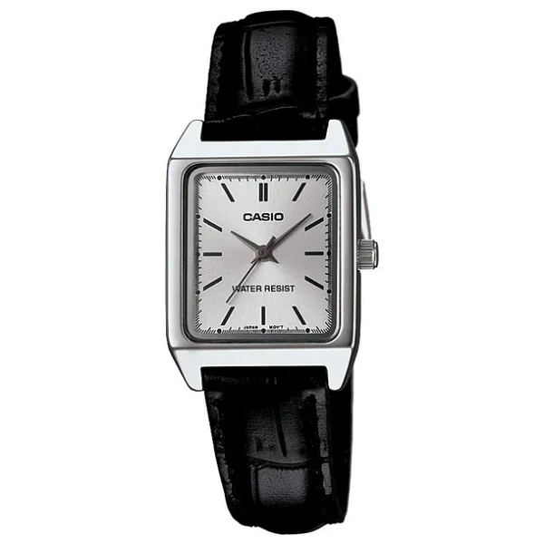 Casio Standart LTP-V007L-7E1UDF Deri Kordon Siyah-Gümüş Kadın Kol Saati - Görsel 7