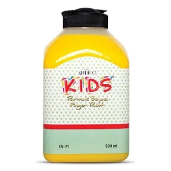 Artdeco Kids 500 ml Parmak Boyası Sarı - Görsel 5