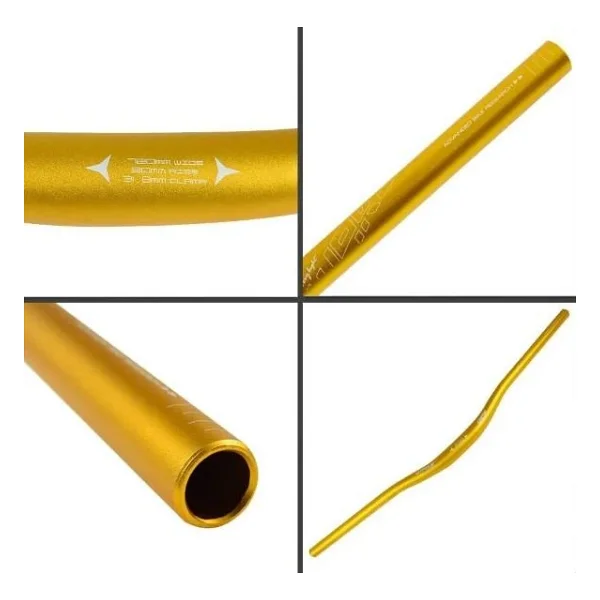 Wake Alüminyum 31.8 780 mm Riser Mtb Gidon Bisiklet Gidonu Gold - Görsel 2