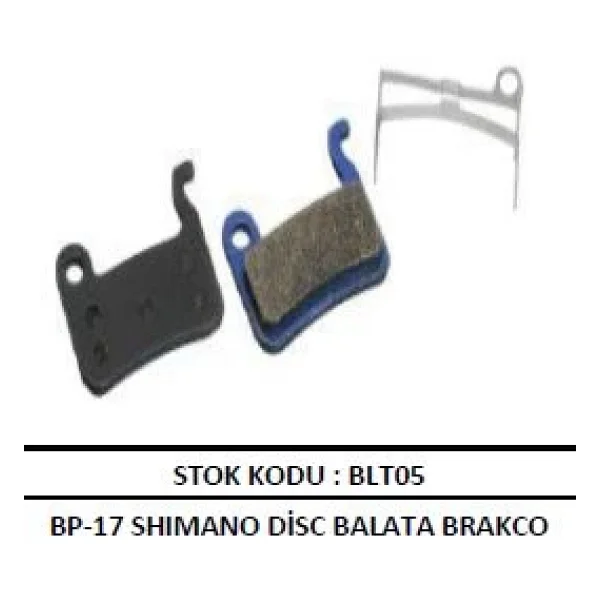 BP-17 Shımano Disc Balata DT DEORE FREN UYUMLU BALATA - Görsel 3