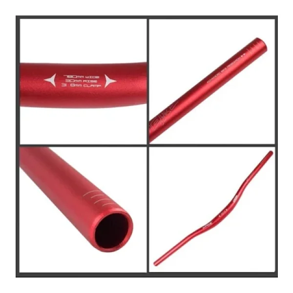 Wake Alüminyum MAVİ 31.8 780mm Riser Mtb Gidon bisiklet gidon - Görsel 3