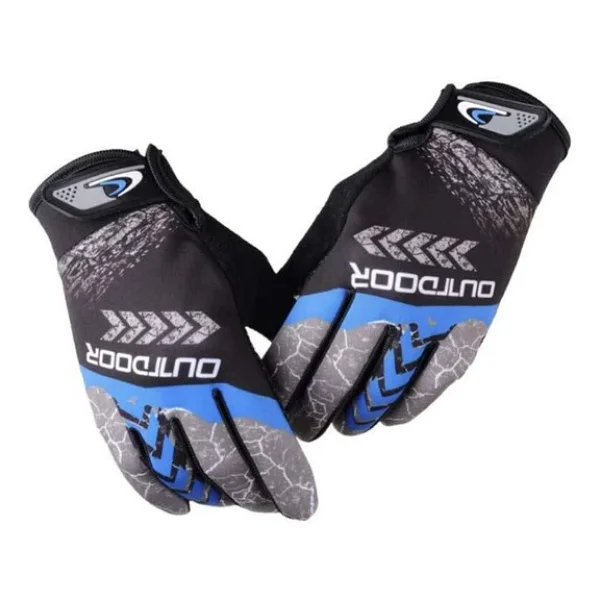 Outdoor Mtb Mevsimlik Tam Parmak Bisiklet Eldiveni Large Eldiven - Görsel 4