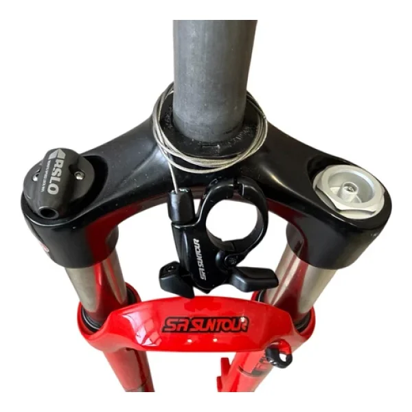 Sr Suntour Xcr32 29"Jant Havalı Gidondan Kilitlenebilir Bisiklet Maşası Kırmızı 1-1/8 Maşa Disk Fren - Görsel 5