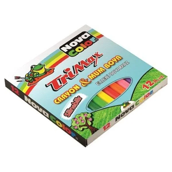 Nova Color Trimax Silinebilir 12'li Mum Boya - Görsel 6